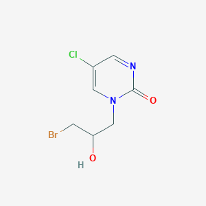 1-(3-Bromo-2-hydroxypropyl)-5-chloropyrimidin-2-one