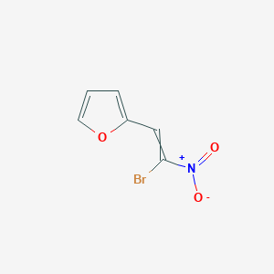 molecular formula C6H4BrNO3 B8281548 2-(2-bromo-2-nitroethenyl)furan CAS No. 35950-52-8