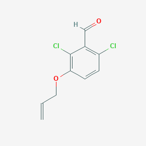 molecular formula C10H8Cl2O2 B8281553 3-Allyloxy-2,6-dichloro-benzaldehyde 