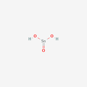 molecular formula H2O3Sn B082818 Metastannic acid CAS No. 13472-47-4