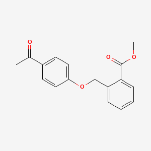 2-[[(4-Acetyl)phenoxy]methyl]benzoic acid methyl ester