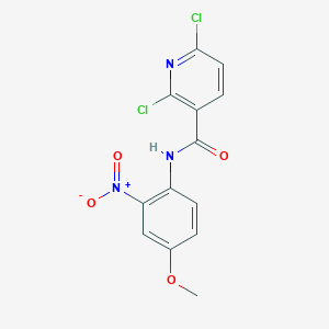 2,6-Dichloro-N-(4-methoxy-2-nitrophenyl)-3-pyridinecarboxamide