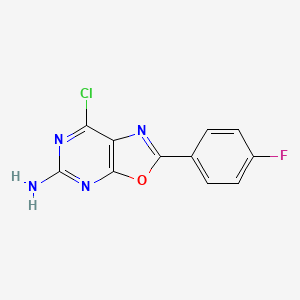 5-Amino-7-chloro-2-(4-fluorophenyl)-oxazolo[5,4-d]pyrimidine