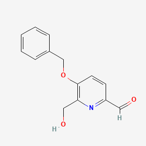 5-Benzyloxy-6-hydroxymethyl-2-pyridinecarboxaldehyde