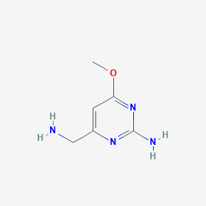 4-(Aminomethyl)-6-methoxypyrimidin-2-amine