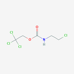 molecular formula C5H7Cl4NO2 B8282049 2,2,2-Trichloroethyl (2-chloroethyl)carbamate CAS No. 65303-68-6