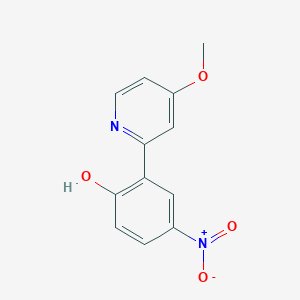 2-(2-Hydroxy-5-nitrophenyl)-4-methoxy pyridine