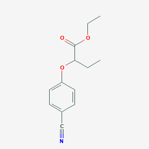 Ethyl 2-(4-cyanophenoxy)butanoate