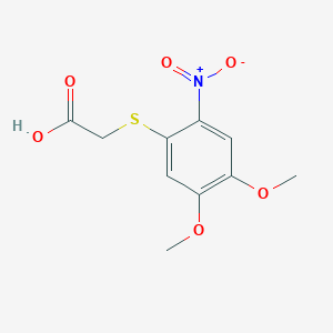 [(4,5-Dimethoxy-2-nitrophenyl)-thio]acetic acid