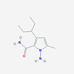 1-amino-3-(1-ethylpropyl)-5-methyl-1H-pyrrole-2-carboxamide