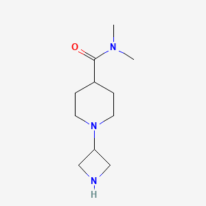1-azetidin-3-yl-N,N-dimethylpiperidine-4-carboxamide