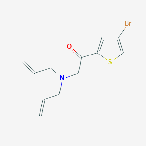 1-(4-Bromo-2-thienyl)-2-(diallylamino)ethanone