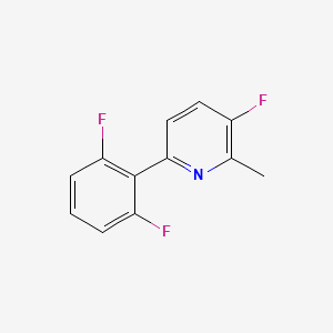 6-(2,6-Difluorophenyl)-3-fluoro-2-methylpyridine
