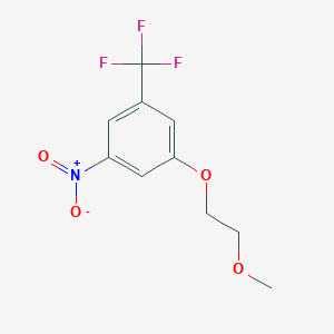 1-(2-Methoxyethoxy)-3-nitro-5-(trifluoromethyl)benzene