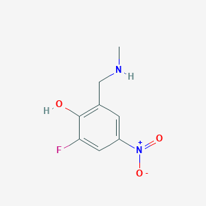 2-Fluoro-6-((methylamino)methyl)-4-nitrophenol