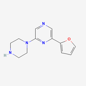 2-(2-Furyl)-6-(1-Piperazinyl)Pyrazine