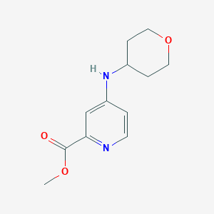 methyl 4-((tetrahydro-2H-pyran-4-yl)amino)picolinate