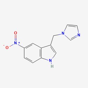 3-(1H-Imidazol-1-ylmethyl)-5-nitro-1H-indole
