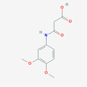 3-(3,4-Dimethoxyphenylamino)-3-oxopropanoic acid