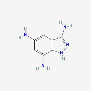 1H-Indazole-3,5,7-triamine