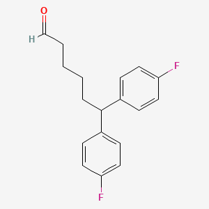 6,6-Bis(4-fluorophenyl)hexanal