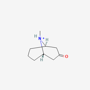 (1S,5R)-9-methyl-9-azoniabicyclo[3.3.1]nonan-3-one