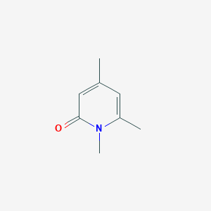 molecular formula C8H11NO B082825 2(1H)-Pyridinone, 1,4,6-trimethyl- CAS No. 15031-89-7