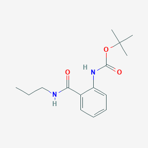 (2-Propylcarbamoyl-phenyl)-carbamic acid tert-butyl ester
