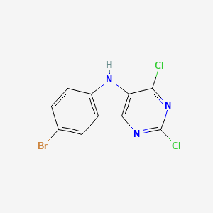 8-bromo-2,4-dichloro-5H-pyrimido[5,4-b]indole