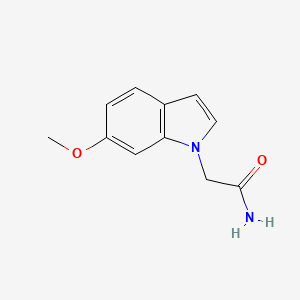 2-(6-Methoxyindol-1-yl) acetamide