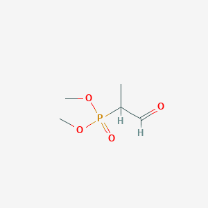 Phosphonic acid, (1-methyl-2-oxoethyl)-, dimethyl ester