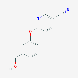 6-(3-Hydroxymethyl-phenoxy)-nicotinonitrile