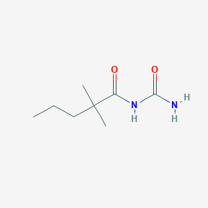 molecular formula C8H16N2O2 B082828 Urea, (2,2-dimethylvaleryl)- CAS No. 13146-45-7