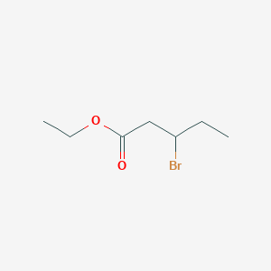molecular formula C7H13BrO2 B8283085 Ethyl 3-bromopentanoate 