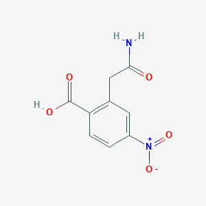 2-Carboxy-5-nitrobenzeneacetamide