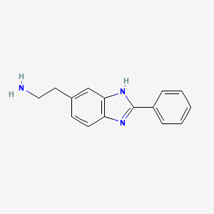 2-(2-Phenyl-3H-benzoimidazol-5-yl)ethylamine