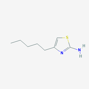 molecular formula C8H14N2S B8284198 2-Amino-4-pentylthiazole 