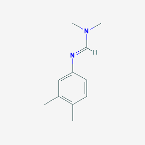 molecular formula C11H16N2 B082845 N,N-Dimethyl-N'-(3,4-dimethylphenyl)formamidine CAS No. 13181-63-0
