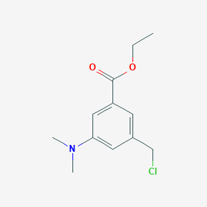 Ethyl 3-(chloromethyl)-5-(dimethylamino)benzoate