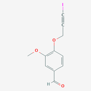 4-(3-Iodoprop-2-ynyloxy)-3-methoxybenzaldehyde