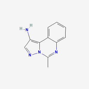 1-Amino-5-methylpyrazolo[1,5-c]quinazoline