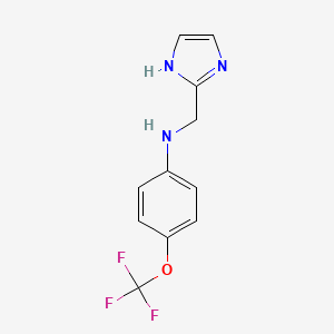 (4-trifluoromethoxyphenyl)(1H-imidazol-2-ylmethyl)amine