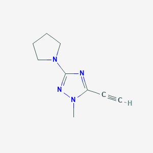 5-ethynyl-1-methyl-3-pyrrolidin-1-yl-1H-[1,2,4]triazole