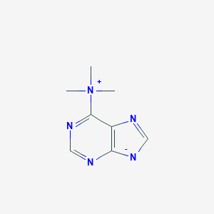 molecular formula C8H11N5 B082850 trimethyl(purin-9-id-6-yl)azanium CAS No. 14612-26-1