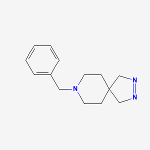 molecular formula C14H19N3 B8285017 8-Benzyl-2,3,8-triaza-spiro[4.5]dec-2-ene 