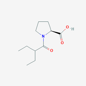 N-(2-Ethylbutyryl)-2(S)-pyrrolidine-carboxylic acid