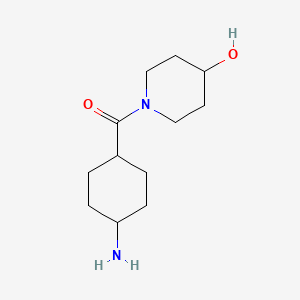 (4-Amino-cyclohexyl)-(4-hydroxy-piperidin-1-yl)-methanone