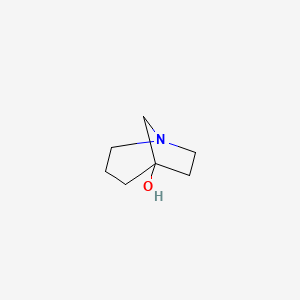molecular formula C7H13NO B8285054 1-Azabicyclo[3.2.1]octan-5-ol 