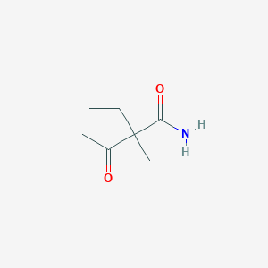 molecular formula C7H13NO2 B8285061 2-Ethyl-2-methylacetoacetamide 