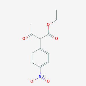 molecular formula C12H13NO5 B082851 Ethyl 2-(4-nitrophenyl)-3-oxobutanoate CAS No. 10565-18-1